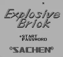 Image n° 1 - screenshots  : Explosive Brick '94